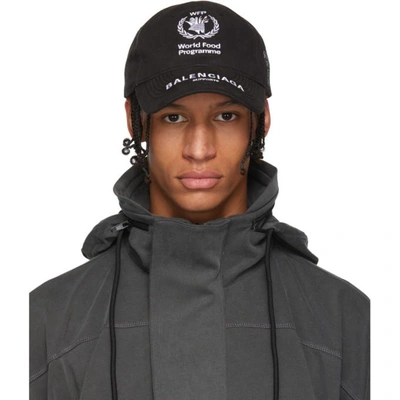 Balenciaga Cappello World Food Program In Black | ModeSens