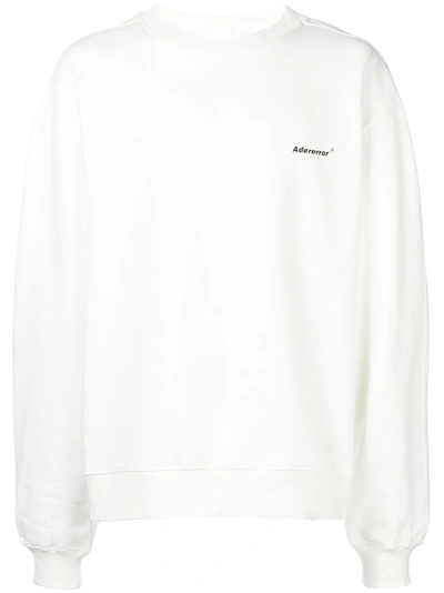 Shop Ader Error Oversized Sweatshirt In White