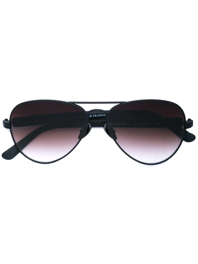 Shop Westward Leaning 'concorde 22' Sonnenbrille - Schwarz In Black