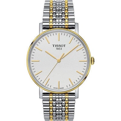 Shop Tissot Women's T1094102203100 T-classic Everytime Stainless Steel Quartz Watch