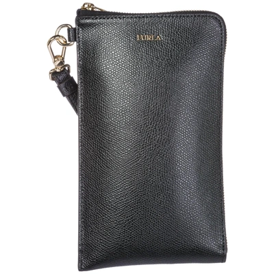 Shop Furla Women's Genuine Leather Wallet Credit Card Bifold  Babylon In Black