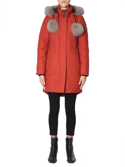 Shop Moose Knuckles Parka "meighen" In Arancione