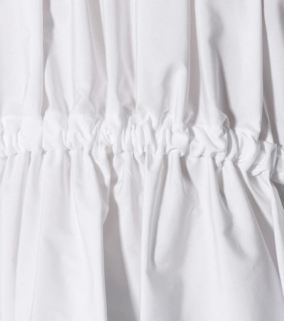 Shop Jil Sander Cotton Poplin Top In White