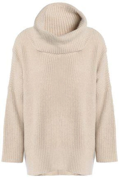 Shop Autumn Cashmere Woman Wool-blend Sweater Sand