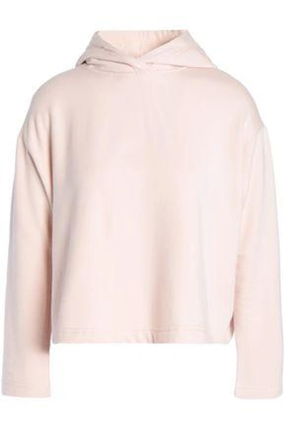 Shop Enza Costa Woman French Terry Hoodie Blush