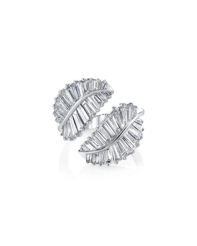 Shop Anita Ko Palm Leaf 18k White Gold & Diamond Ring