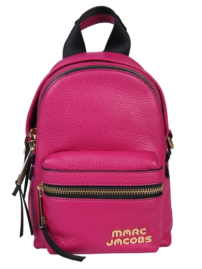 Shop Marc Jacobs Mini Trek Backpack In Fucsia