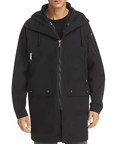 Shop Karl Lagerfeld Oversized 2-in-1 Jacket In Black