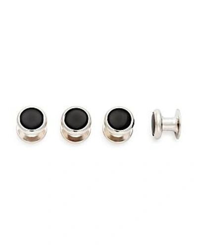 David Donahue Onyx Stud Set In Silver