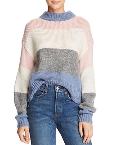 Shop Rebecca Minkoff Kendall Color-block Sweater In Blue Multi