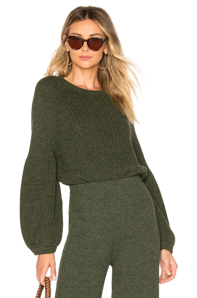 Shop Mara Hoffman Eliza Sweater In Green