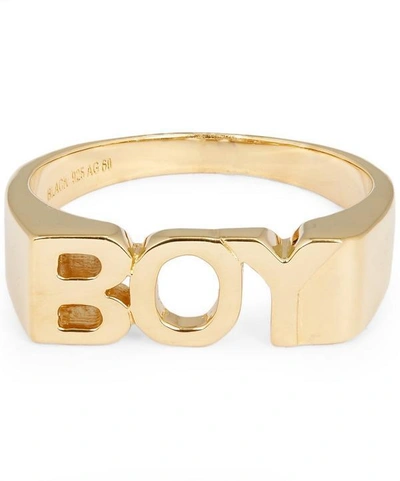 Maria Black Gold-plated Boy Ring | ModeSens