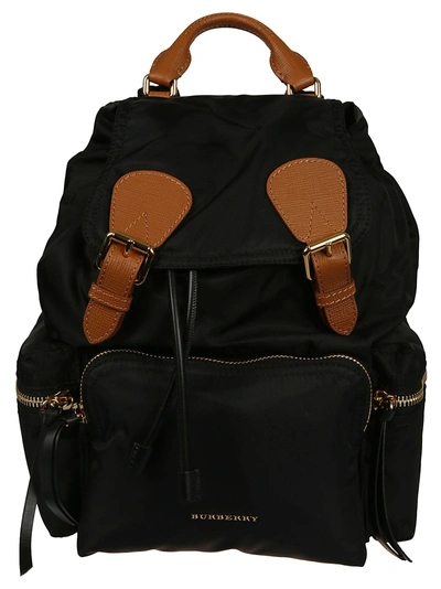 Shop Burberry The Medium Rucksack Backpack In Black