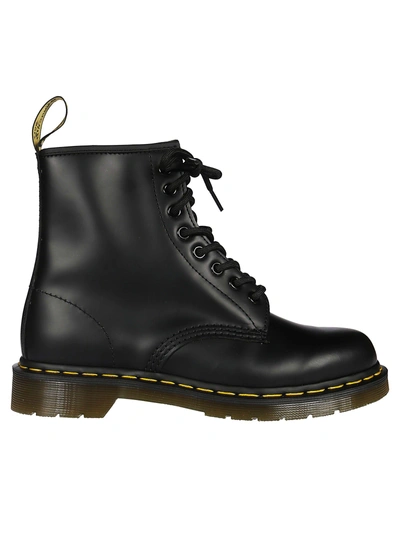 Shop Dr. Martens' Dr Martens 1460 Smooth Lace-up Boots In Smooth Black