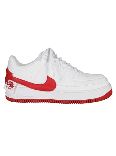 Shop Nike Air Force 1 Jester Xx Sneakers In White/university Red