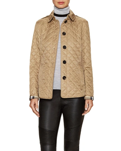 Shop Burberry Ashurst Diamond Quilted Jacket In Nocolor