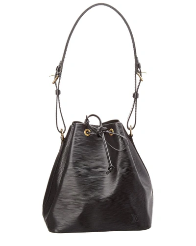 Pre-owned Louis Vuitton Black Epi Leather Noe Petite In Nocolor