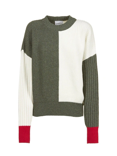 Shop Valentine Witmeur Lab Sweater In Panna Verde Rosso