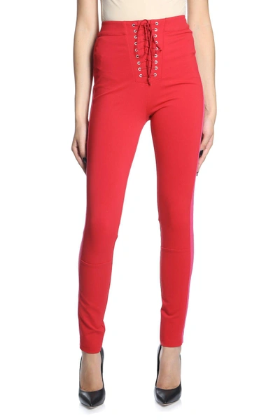 Shop Ben Taverniti Unravel Project Trousers In Rosso