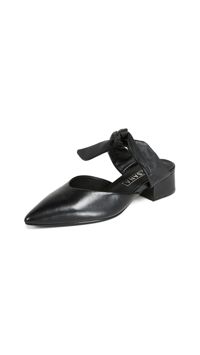 Shop Sol Sana Arkley Kitten Heel Sandals In Black