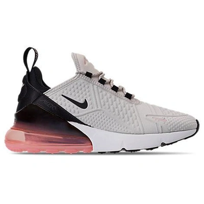 Shop Nike Women's Air Max 270 Se Casual Shoes In Pink / Grey Size 11.0