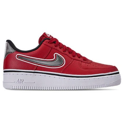 Shop Nike Men's Air Force 1 '07 Lv8 Sport Casual Shoes, Red