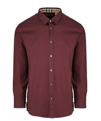 red burberry shirt mens