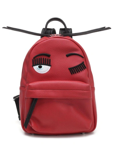 Shop Chiara Ferragni Flirting Backpack In Red