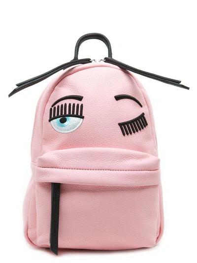 Shop Chiara Ferragni Flirting Backpack In Pink