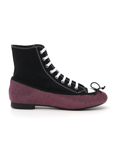 Shop Marco De Vincenzo Ballerina Sneakers In Black