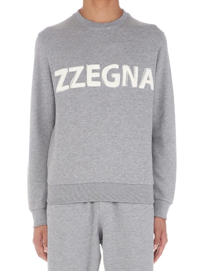 Shop Z Zegna Sweatshirt In Grey