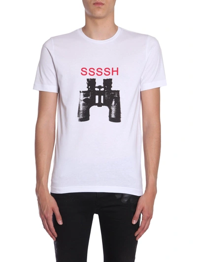 Shop Diesel Black Gold "ty-binoculars" T-shirt In White