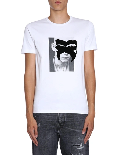 Shop Diesel Black Gold "ty-m4" T-shirt In White