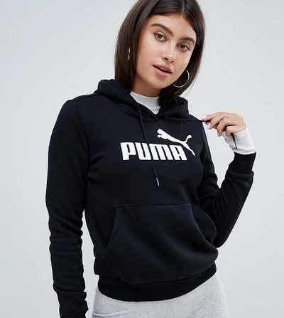 Shop Puma Essentials Logo Pullover Black Hoody