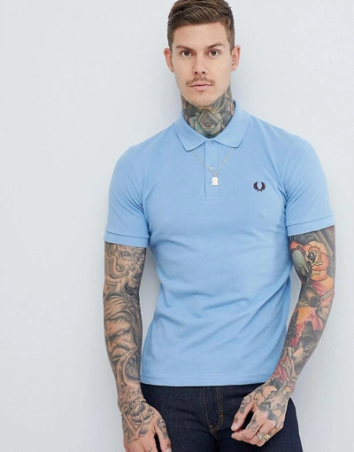 Fred Perry Reissues Polo In Sky Blue - Blue | ModeSens