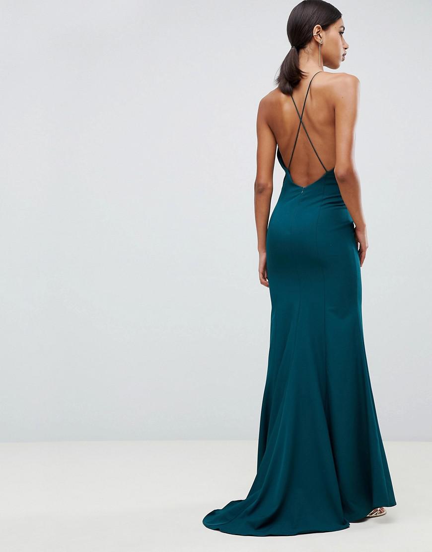 jarlo fishtail maxi dress