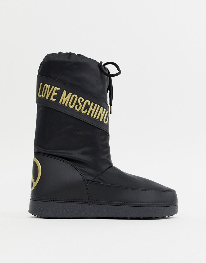 love moschino snow boots