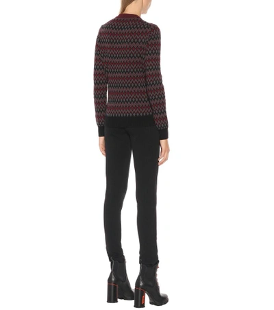 Shop Prada Wool And Cashmere Sweater In Multicoloured