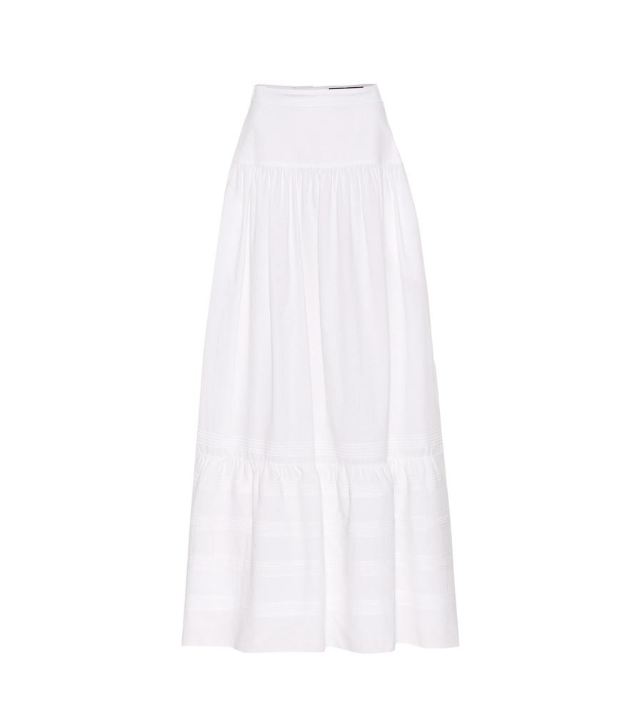 Calvin Klein 205W39Nyc Cotton Maxi Skirt In White | ModeSens