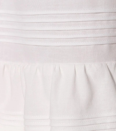 Shop Calvin Klein 205w39nyc Cotton Maxi Skirt In White