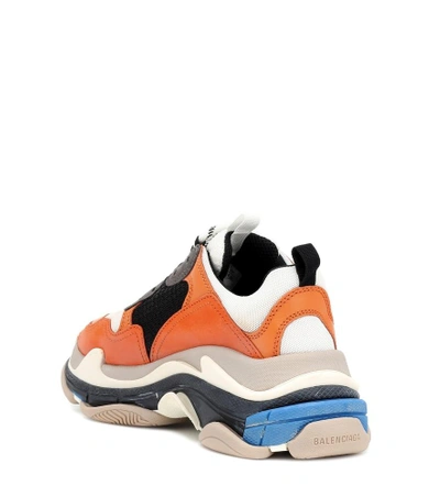 Shop Balenciaga Triple S Sneakers In Multicoloured