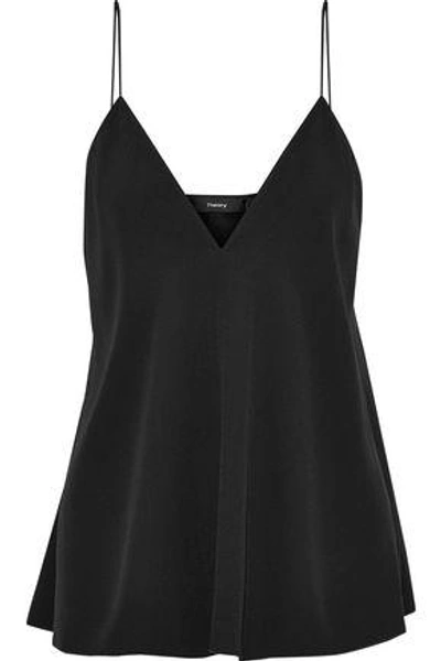 Shop Theory Woman Kensington Satin-crepe Camisole Black