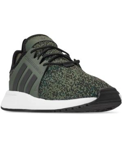 Shop Adidas Originals Adidas Men's X Plr Casual Sneakers From Finish Line In Base Green/core Black/ftw