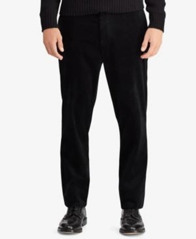 Shop Polo Ralph Lauren Men's Stretch Classic Fit Corduroy Pants In Polo Black