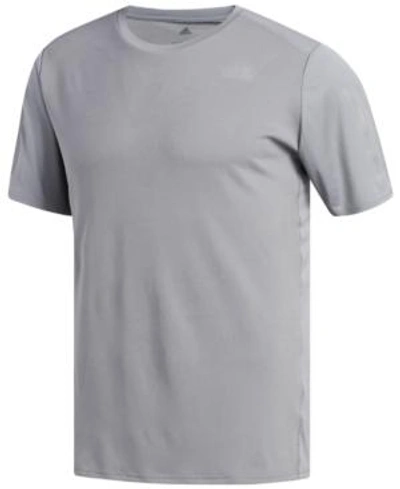 Shop Adidas Originals Adidas Men's Climacool Running T-shirt In Grey