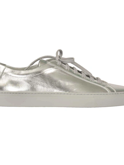 Shop Common Projects Common Project Achilles Low Sneakers In Silver