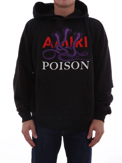 Amiri Poison Snake Cotton Hooded Sweatshirt In Black ModeSens |  colegioclubuniversitario.edu.ar