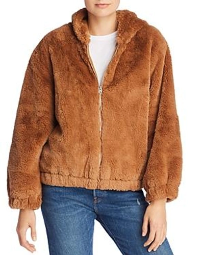 Arabella faux fur hooded hot sale jacket