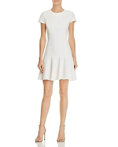 Shop Amanda Uprichard Hudson Flounced Dress In Ivory