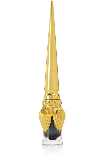 Shop Christian Louboutin Metallic Eye Color In Blue